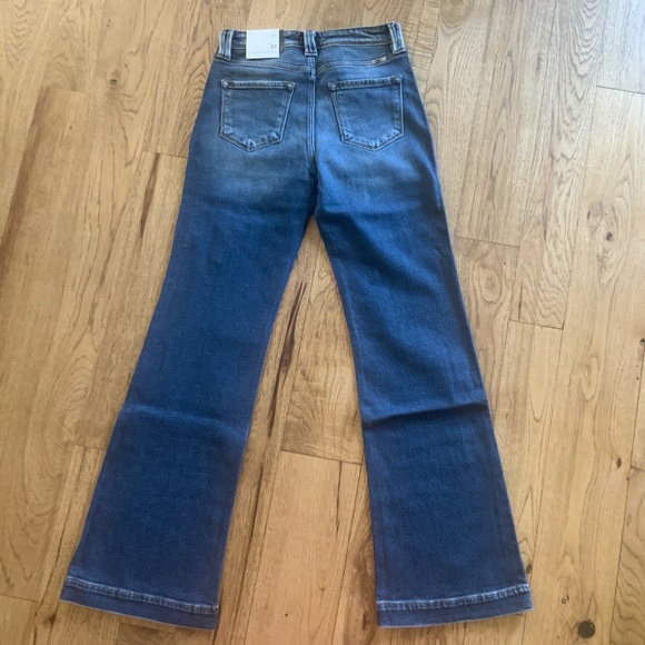 Kancan Holly High Rise Flare Hem Jeans Dark Women’s Multi Sizes NWT - Picture 8 of 15